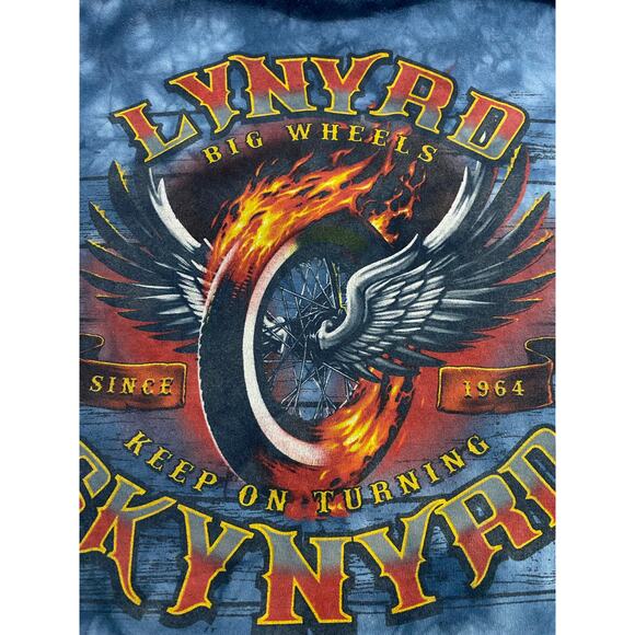 LYNYRD SKYNYRD -BIG WHEELS-SWEET HOME ALABAMA-TIE DYE SHIRT XL - Picture 8 of 10